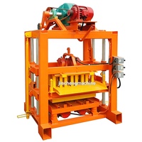 JC4-45 diesel petite pondeuse manuelle mobile de blocs de ciment creux pour ponte d'oeufs prix machine pour la fabrication de briques