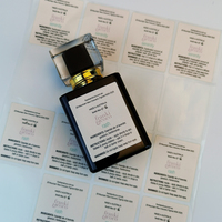 Étiquette adhésive en papier synthétique écologique, personnalisée, imprimée, imperméable, résistante à l'huile, pour cosmétiques, parfums, soins de la peau, huiles essentielles