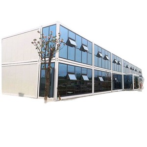 Modules de bureaux en conteneurs, design rectangulaire moderne, fabrication Henan, avec installation sur site - Product Image 1