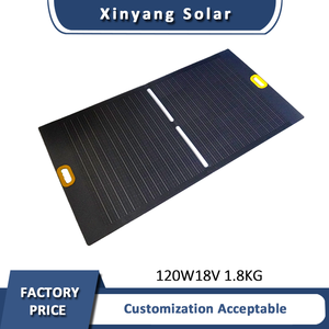 Nuevo Kit de Panel Solar Plegable FOLDSUN de 120W con 2 Puertos USB, Salida de CC, 22% de Eficiencia, Ligero y Portátil - Product Image 5