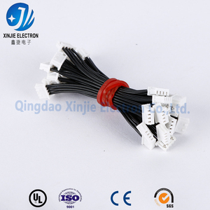 Kabel Harness Konektor JST PH 2.0mm 2-Pin Kustom Warna Hitam Perakitan Kabel UL1007 Bersertifikasi UL/CE untuk LED & Elektronik Kecil - Product Image 1