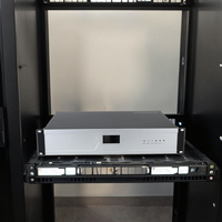 Boîtier de serveur IPC industriel 2U en rack, en tôle d'aluminium, avec poignée électronique, ventilateurs de refroidissement, indice de protection IP54, pour montage en armoire