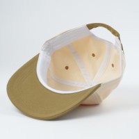 Casquette à 5 panneaux en coton de haute qualité Yukaihe, non structurée, personnalisable, style vintage, avec votre propre logo