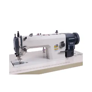 Máquina de coser industrial computarizada de tela gruesa de cuero
