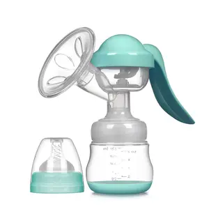 Pompe ajustable pour alimentation de bébé, outil manuel pour allaiter le lait de sein, sans BPA, vente en gros, 5 pièces