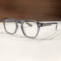 Gafas Ópticas de Diseño de Alta Calidad para Hombre y Mujer, Estilo Punk CHIRP CHIRP TALLA 48-23, Monturas de Gafas de Acetato y Titanio de Lujo para Negocios