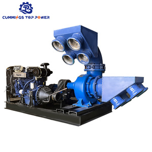 Ensemble de pompe à eau pour moteur diesel Pompe centrifuge auto-amorçante Portable mobile 4/6/8/12 pouces haute pression OEM 220V U POWER - Product Image 1