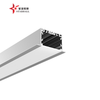 Installation ultra-rapide, éclairage LED linéaire anodisé série 6000 pour l'éclairage intérieur de la maison