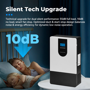 Biến tần năng lượng mặt trời lai GT Hybrid UPS 3.6KW 5KW 6KW, đầu ra một pha, hỗ trợ pin Lithium & axit chì 24V/48V - Product Image 2