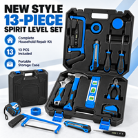 Perceuse sans fil portable 12V, ensemble d'outils à main 13 pièces pour électriciens et propriétaires, kit combiné d'outils électriques multifonctionnels OEM