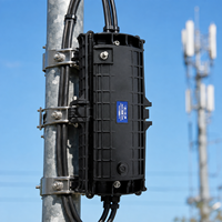 Boîtier de raccordement de câbles à fibres optiques extérieur horizontal 24 72 96 144 192 cœurs pour FTTH et télécommunications