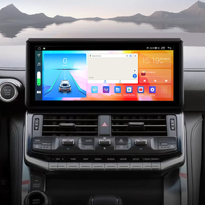 Xe DVD Player GPS navigation xe đa phương tiện Màn hình đài phát thanh Màn hình 12.3 "Màn hình cảm ứng <span class=keywords><strong>Android</strong></span> <span class=keywords><strong>Car</strong></span> Stereo cho toyotas Land Cruiser - Product Image 1