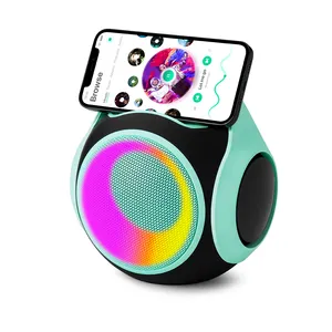 Yeni IPX5 su geçirmez Soubwoofer taşınabilir hoparlör Karaoke KTV mikrofonlu hoparlör kablosuz parti kablosuz Bluetooth hoparlör
