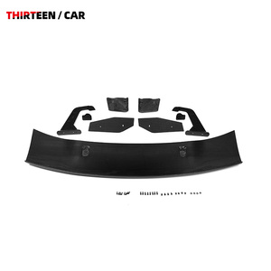 สปอยเลอร์หลังคาร์บอนไฟเบอร์แบบแห้ง สำหรับ BMW M2 M3 M4 G80G82G87 ซีรีส์ 2345 ปีกหลังทรงคอหงส์แบบสากล - Product Image 2