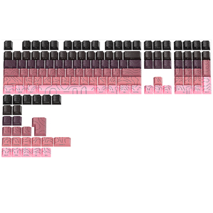 Personnalisé Pbt Doubleshot Keycaps Terrain Line Translucent Keycap Pbt Oem Gradient Keycap pour <span class=keywords><strong>TKL</strong></span> Keyboard OEM/ODM - Product Image 1