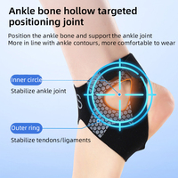 Bandage de protection des pieds Sécurité sportive Anke Support Brace Élastique Cheville Brace Réglable Compression Cheville Wrap