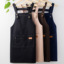 New Catering <strong>Work</strong> <strong>Custom</strong> <strong>Printing</strong> LOGO Korean Pure Canvas Cotton Denim Women Fashion Adult Kitchen <strong>Apron</strong> - Product Image 6