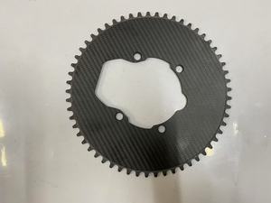 Plato de Bicicleta de Fibra de <span class=keywords><strong>Carbono</strong></span> con 3 o 8 Tornillos, Directo y Personalizado, para Bicicletas de Montaña y Carretera, Biela Completa de <span class=keywords><strong>Carbono</strong></span> - Product Image 2