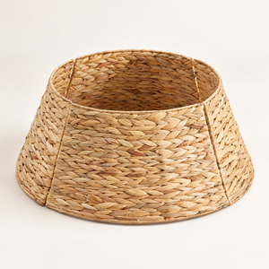 Venta al por mayor de fábrica: Set de falda para árbol de Navidad, aspecto de mimbre de plástico duradero, ecológico, de alta calidad, base decorativa tipo cesta. - Product Image 1