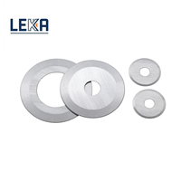 Couteau circulaire à kebab lisse de 90 mm en acier inoxydable personnalisé LEKA, lame de découpe ronde de qualité supérieure