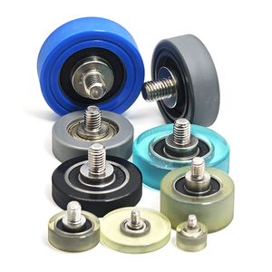 Roues à roulement à billes revêtues de PU haute performance avec vis M3 M4 et roulements à billes Roue en PU robuste pour chariots industriels - Product Image 6