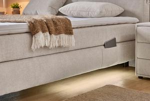 Ensemble de lit avec <span class=keywords><strong>sommier</strong></span> européen <span class=keywords><strong>sur</strong></span> mesure OEM, mousse hybride haute densité et base à ressorts ensachés 7 zones pour <span class=keywords><strong>sommier</strong></span> intégré - Product Image 5