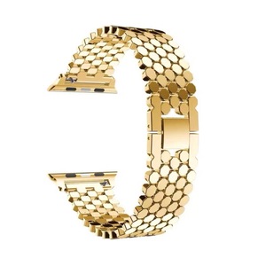 Bracelet de montre Upro Luxury Honeycomb Link pour Apple Watch 11 SE 10 9 8 7 6, bracelet en maille métallique réglable pour hommes et femmes - Product Image 6