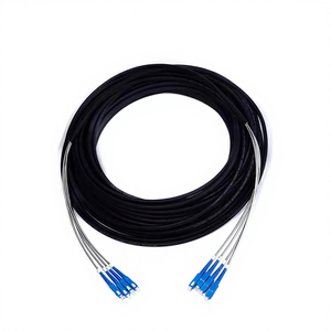 Outdoor FTTH Jumper-Steckverbinder LC-LC Multimode-Glasfaser-Armierungskabel GYFJH Kommunikationskabel für den Außenbereich - Product Image 1