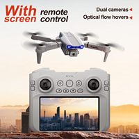 E99 PRO Nouveau Mini Drone RC WIFI FPV en Plastique Quadricoptère Hélicoptère Jouets Mini Drone Pliable pour Débutants avec Caméra 4K HD