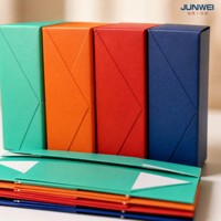 Boîte cadeau magnétique pliable personnalisée de 7 pouces en carton vert pour bougie, pour la Saint-Valentin, emballage de fleurs, prête à être expédiée