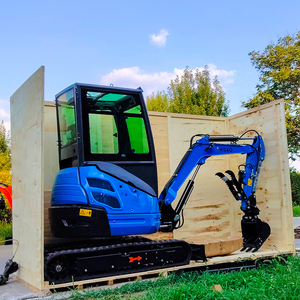 Miniexcavadora <span class=keywords><strong>de</strong></span> 2000 kg con Accesorios, Pequeña Excavadora Tipo Caterpillar con Hoja <span class=keywords><strong>de</strong></span> Bulldozer, Equipada con Motor Kubota - Product Image 2