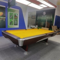 Table de billard ignifuge durable 9ft 10ft de qualité tournoi pour compétition professionnelle, club, bar, salle de jeux