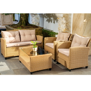 Muebles de exterior de diseño moderno, juegos de jardín de mimbre, producto superior, sofá de ratán para exteriores, caja empaquetada, fabricación de Vietnam - Product Image 6