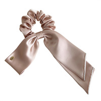 Accessoire pour cheveux élégant et stylé, nœud en satin Colon Scrunchie par YOUJIWU pour filles