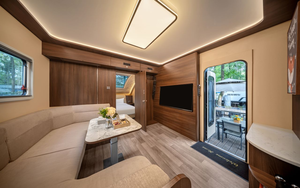 Remolque de caravana de techo sólido de 10m con <span class=keywords><strong>dos</strong></span> habitaciones, Marco anticorrosión de alta resistencia, autocaravanas - Product Image 4