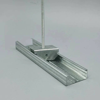 Clip de fixation pour profilé de plafond suspendu F47 pour acier léger