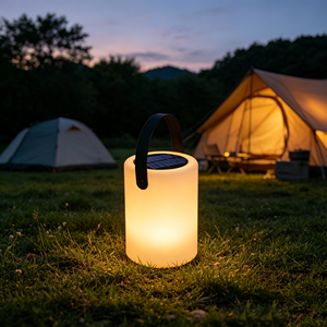 Lámpara Solar Portátil 2 en 1, Recargable por USB y Energía Solar, IP44 Impermeable, Lámpara de Mesa para Exteriores, Jardín, Patio, Camping, Balcón - Product Image 5