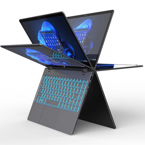 OEM 14,1 pulgadas 2,5 K pantalla táctil N100 2-en-1 portátil giratorio 360 °, <span class=keywords><strong>8GB</strong></span> <span class=keywords><strong>RAM</strong></span>, 256GB SSD, convertible ligero para el trabajo y el estudio - Product Image 2