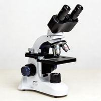 Microscope biologique binoculaire CL-120S, objectifs achromatiques, plateau mobile, grossissement 40X-640X, éclairage LED pour laboratoire