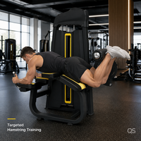 Machine professionnelle de curl des jambes couchées pour usage commercial intensif, idéale pour le renforcement des ischio-jambiers, équipement de fitness pour salle de sport