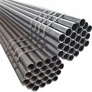 Tubo de acero al carbono sin costura Sch 80 API 5l Astm a106 st44 tubo de hierro negro tubo de acero sin costura