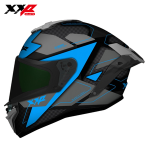 Cascos Integrales de Motocicleta NUEVOS con Alerón Grande, Doble Visera, Hebilla de Liberación Rápida, Talla XXL, Modelo BLADE-X COBALT DOT ABS, para Todas las Estaciones - Product Image 6