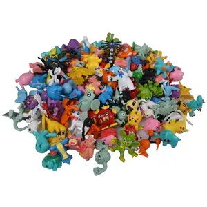144pc/batch 2024 new product free delivery miniature figurines bulk figure munecos de coleccion figuras de pokemoned model toys