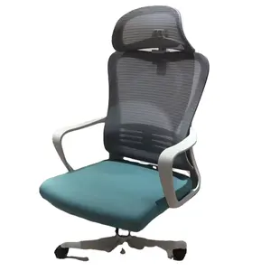Cadeira de escritório confortável, moderna e ergonômica com malha de tecido de alta qualidade que dobra, gira e se expande