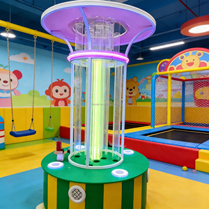 เครื่องเป่าลูกบอลลมแบบอัตโนมัติพร้อมดนตรี สำหรับสนามเด็กเล่นในร่มและร้านกาแฟในห้างสรรพสินค้า รูปแบบธีมอวกาศ - Product Image 6