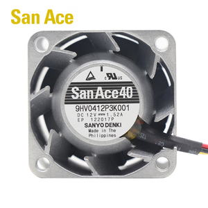 Ventilador Axial de Refrigeración SANYO DENKI San Ace 9HV0412P3K001 40*40*28mm 12V DC 18.3W 1.52A 29.3CFM 25000rpm para Servidores y Equipos de Telecomunicaciones - Product Image 1