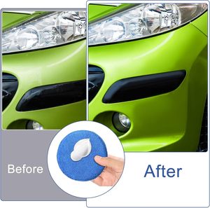 <span class=keywords><strong>Éponge</strong></span> Applicateur Microfibre Ultra Douce Rond 5" (12,7 cm) avec Poche à Doigt pour Polissage, Application et Élimination de Cire de Voiture, Tampons de Lustrage - Product Image 3