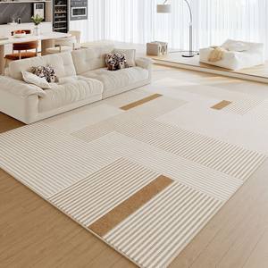Nouveau <span class=keywords><strong>Tapis</strong></span> Moderne Minimaliste pour Salon, Style Crème, à Poils Longs, <span class=keywords><strong>Tapis</strong></span> de Chevet Domestique, <span class=keywords><strong>Tapis</strong></span> de Sol pour Chambre, Vente en Gros - Product Image 3