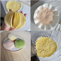 Petite machine à emballer la peau de boulette Momo Empanada Roti Chapati Tortilla Samosa Machine à fabriquer les feuilles de pâte