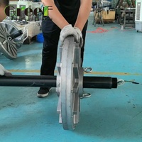 Moteur d'alternateur à aimant permanent d'axe de disque sans noyau de démarrage bas de 1kw 2kw 5kw pour l'éolienne verticale